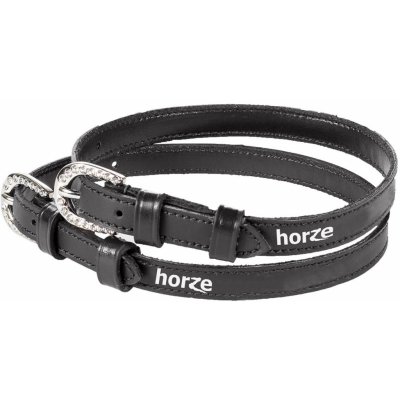 Horze Kožené řemínky ke špornám Essex Černá – Zboží Mobilmania