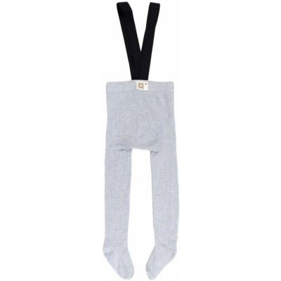 Dětské bavlněné punčocháče se šlemi šedá – Zboží Dáma