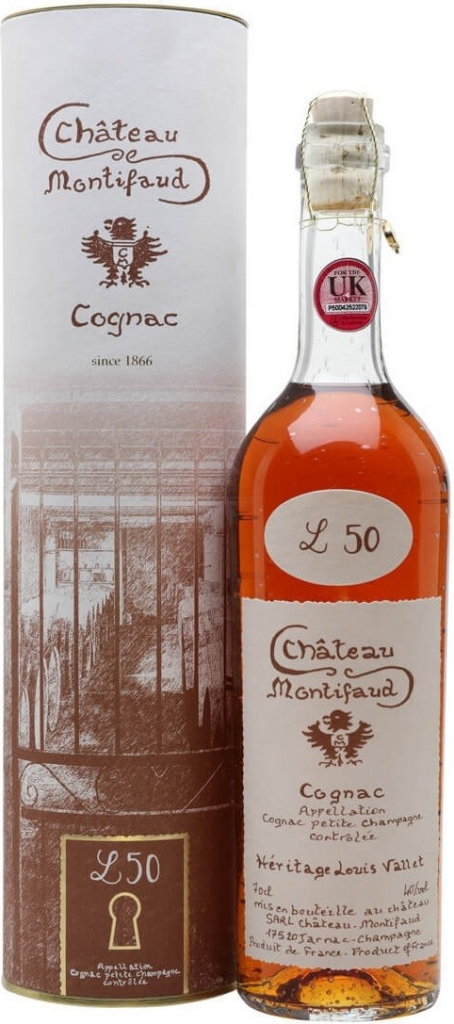 Cognac Chateau Montifaud Louis Vallet Heritage 50 let 40% 0,7 l (karton)