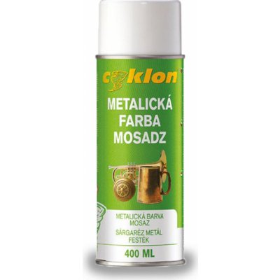 Cyklon Metalická barva - mosaz, mosazná barva sprej 400ml, 1901201 – Sleviste.cz