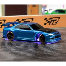 Racing Turbo C64 DRIFT RC Car RTR modrá metalíza 1:76