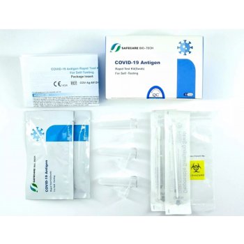 Safecare Biotech Hangzhou COVID-19 Antigen Rapid Test Kit Swab for Self-Testing 5 ks