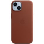 Apple Leather Case s MagSafe pro iPhone 14 - cihlově hnědý MPP73ZM/A