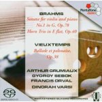 SA Johannes Brahms - Johannes Brahms - Sonata for Violin and Piano Horn Trio Henri Vieuxtemps - Ballade et Polonaise CD – Hledejceny.cz