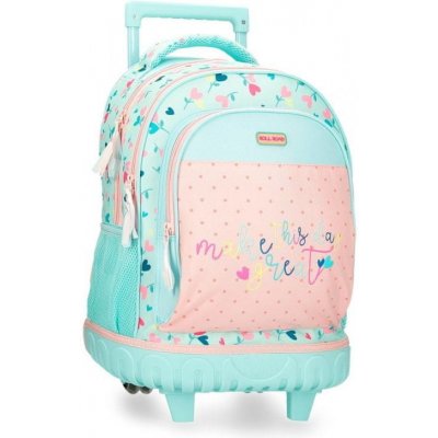 Joummabags batoh na kolečkách ROLL ROAD Queen of Hearts 30L 4852921 – Zboží Mobilmania