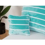 MKLuzkoviny.cz mikroplyš Kamala mentolová 40 x 40 cm – Sleviste.cz