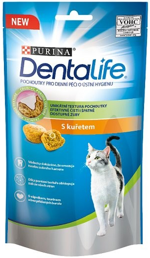 Purina Dentalife Cat s kuřetem 40 g od 20 Kč - Heureka.cz
