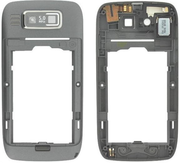 Kryt Nokia E72 střední šedý