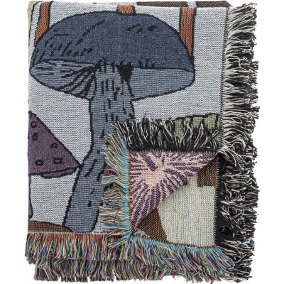 Bloomingville Přehoz z recyklované bavlny Sonam 130 × 160 cm, multi barva, textil – Sleviste.cz
