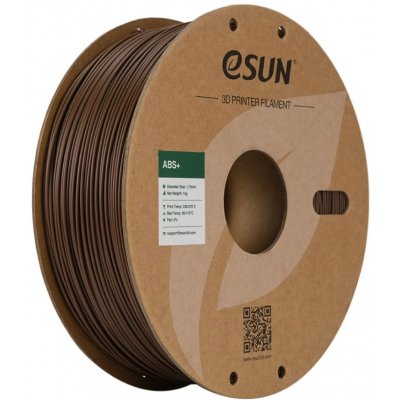 eSUN ABS+ Brown, 1.75 mm / 1000 g – Zboží Mobilmania