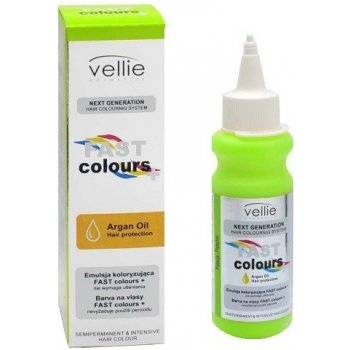 Vellie Fast Colours gelová barva na vlasy pistácie 80 ml