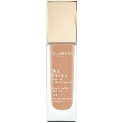 Clarins skin Illusion Natural Radiance Foundation make-up pro přirozeně zářivý vzhled SPF10 112 Amber 30 ml