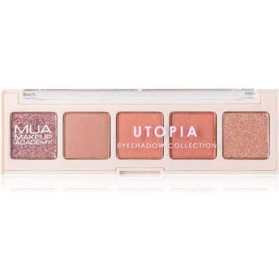 MUA Makeup Academy Professional 5 Shade Palette paletka očních stínů Utopia 3,8 g – Sleviste.cz