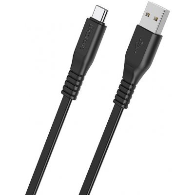 Borofone BX23 Wide Power - USB na MicroUSB - 2,4A, 1m, černý