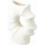 Home Styling Collection Kolekce bytového stylingu MURI Porcelánová váza s mušlemi, 21 x 7 x 23,5 cm, bílá – Hledejceny.cz