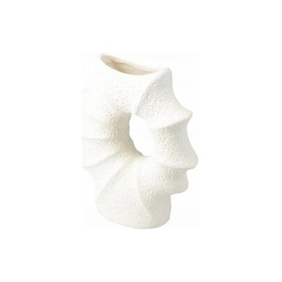 Home Styling Collection Kolekce bytového stylingu MURI Porcelánová váza s mušlemi, 21 x 7 x 23,5 cm, bílá – Hledejceny.cz