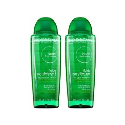 Bioderma Nodé Non-Detergent Fluid Shampoo nedráždivý šampon pro všechny typy vlasů 2 x 400 ml dárková sada