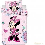Jerry Fabrics Disney povlečení Minnie Flowers 02 baby 100 x 135 40 x 60 cm – Zbozi.Blesk.cz