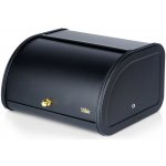 Černý kovový chlebník 30 × 26,5 × 17 cm – Sleviste.cz