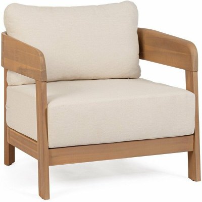 Bizzotto Pablo zahradní křeslo přírodní 75 cm, 75 cm, 75 cm – Hledejceny.cz