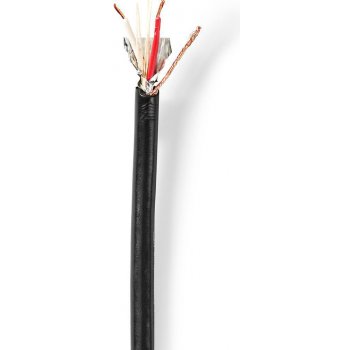 Nedis profi mikrofoní kabel 6 mm, 2 x 0.35 mm měď, černý, 100 m  (CABR1535BK1000) od 2 294 Kč - Heureka.cz