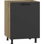 Halmar dolní skříňka Vento D-60/82 dub kraft / antracit – Zboží Dáma
