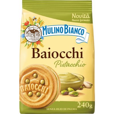 Mulino Bianco Baiocchi s pistáciovým krémem 240 g – Zboží Dáma
