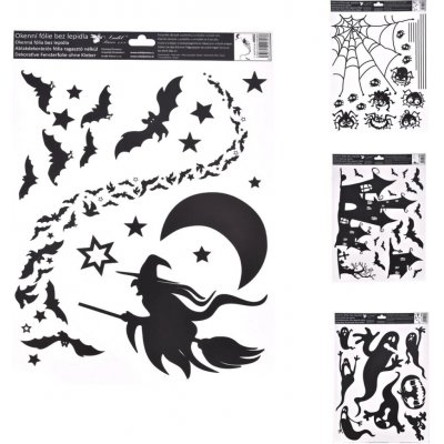 Anděl Okenní fólie černá Halloween 30 x 42 cm výběr ze 4 variant – Sleviste.cz