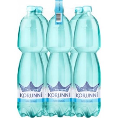 Korunní Neperlivá přírodní minerální voda multipack 6 x 1500 ml