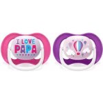 Avent Ultra Air Animals I Love Papa lila růžová – Sleviste.cz