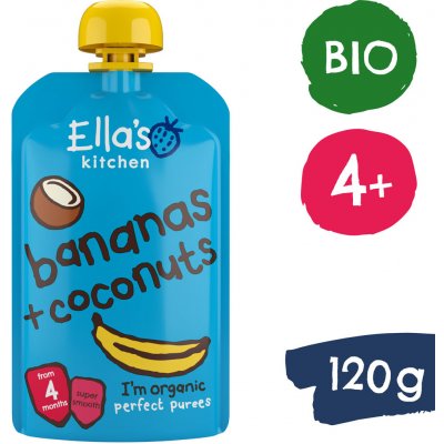 Ella's Kitchen BIO Banán a kokos 120 g – Hledejceny.cz