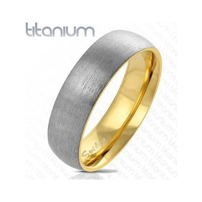 Spikes USA Pánský snubní prsten titan TT1040 6 – Zboží Mobilmania