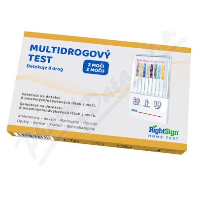 RightSign Biotest Multidrogový test z moči 1 ks – Hledejceny.cz