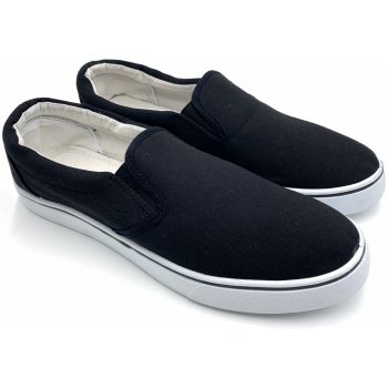 Pánské slip-on černé bílé