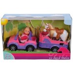Simba Steffi Love Evička jeep + koník – Zboží Dáma