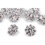 Knoflík štrasový velikost 16", velké, 3 (16") crystal – Zboží Dáma