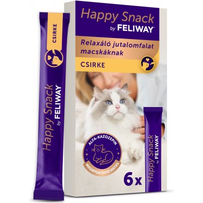 Feliway Happy Snack Kuřecí 6 x 15 g – Zbozi.Blesk.cz
