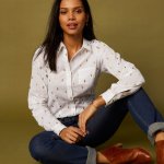 Košile se zlatým potiskem bílá/zlatá – Zbozi.Blesk.cz