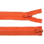 Kostěný zip no.5 rozepínací dvoucestný 75cm oranžový – Hledejceny.cz