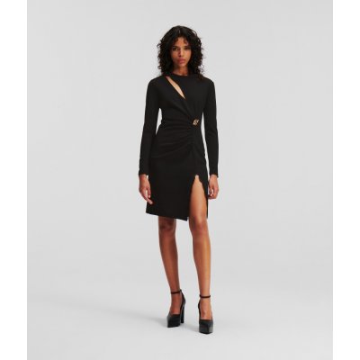 Karl Lagerfeld šaty 236W1356 černá – Zboží Mobilmania