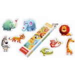 Puzzlika 14774 Africká zvířátka naučné 8 zvířátek 16 dílků – Hledejceny.cz