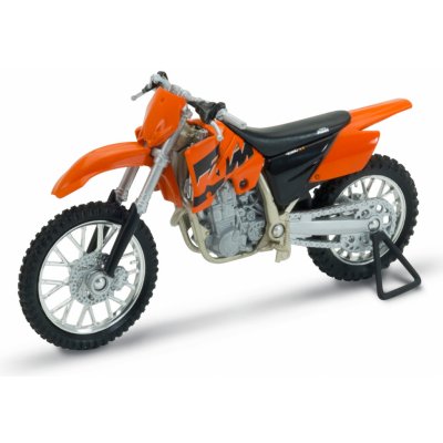 Welly Motocykl KTM 450SX F model oranžová 1:18