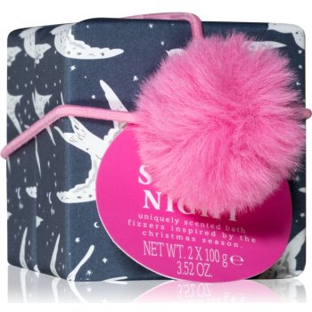 The Somerset Toiletry Co. Bath Collection Festive Pop šumivé tablety do koupele Snowy Night 2 x 100 g