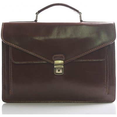 Dámská kožená aktovka Belinda tmavě hnědá – Hledejceny.cz