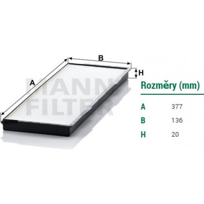 Filtr vzduchu kabiny scania new r cp/cr/ct chassis 2031571/518873/9125979 0167173_A – Hledejceny.cz
