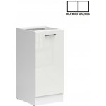 Junona Line Tafla skříňka D1D/40/82 L, bílá/bílá křída lesk – Zboží Dáma