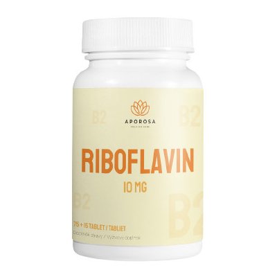 Aporosa Riboflavin B2 10 mg 90 tablet – Zboží Mobilmania
