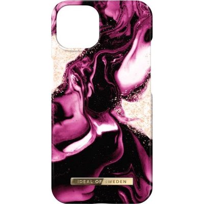 Pouzdro iDeal Of Sweden Fashion iPhone 14 Golden Ruby Marble – Zboží Mobilmania