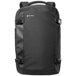 Tomtoc Travel Laptop Backpack (T66M1D1) - Durable Recycled Fabric, 17“, 40l - Black – Sleviste.cz