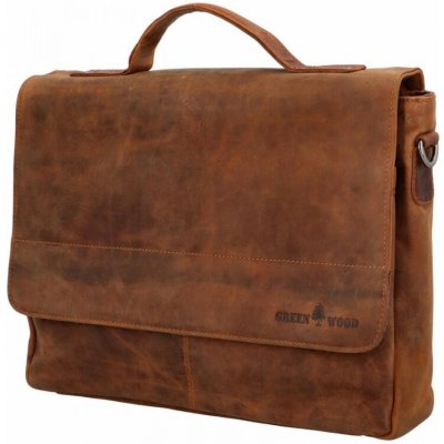 Green Wood Luxusní pánská kožená taška José Camel – Zboží Dáma